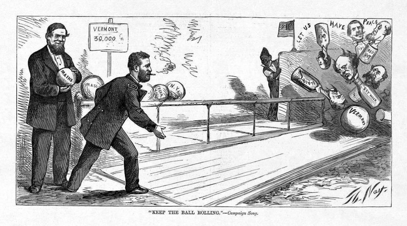 Illustration for article titled A Brief History Of Sports In Political Cartoons